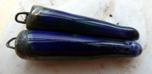 Ceramic Bronzy Spike Earring Charms - Monets Garden