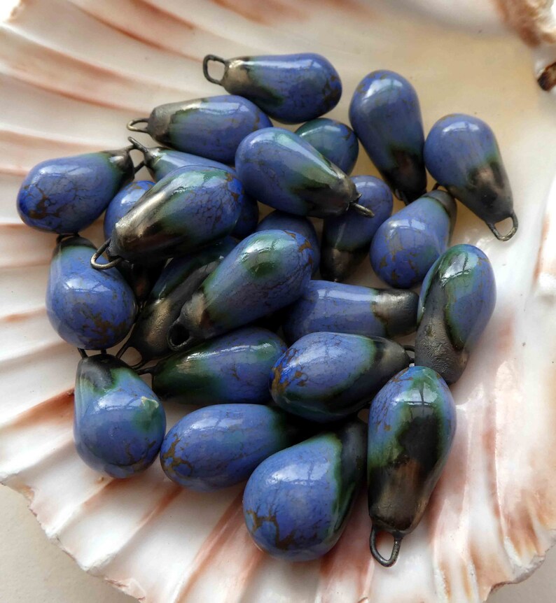 Ceramic Drops Earring Charms - Ohio