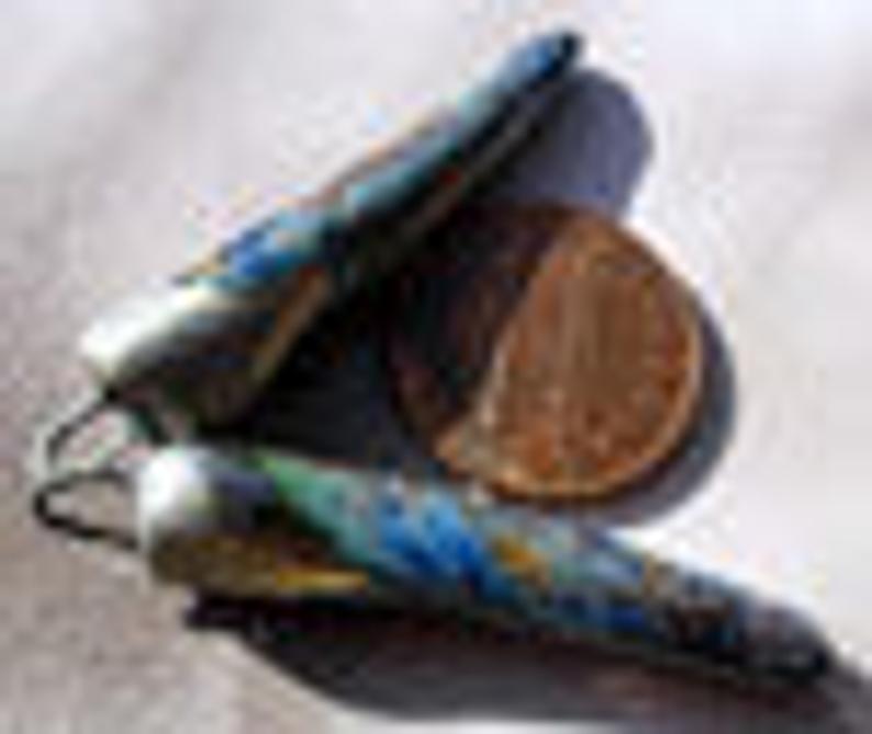 Ceramic Spikes Earring Charms - Eternal Galaxy