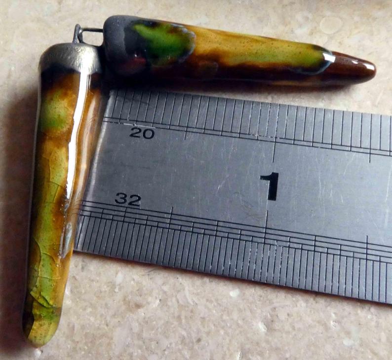 Ceramic Spikes Earring Charms - Renaissance