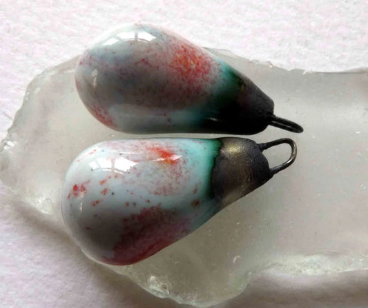 Ceramic Drops Earring Charms -Sunrise