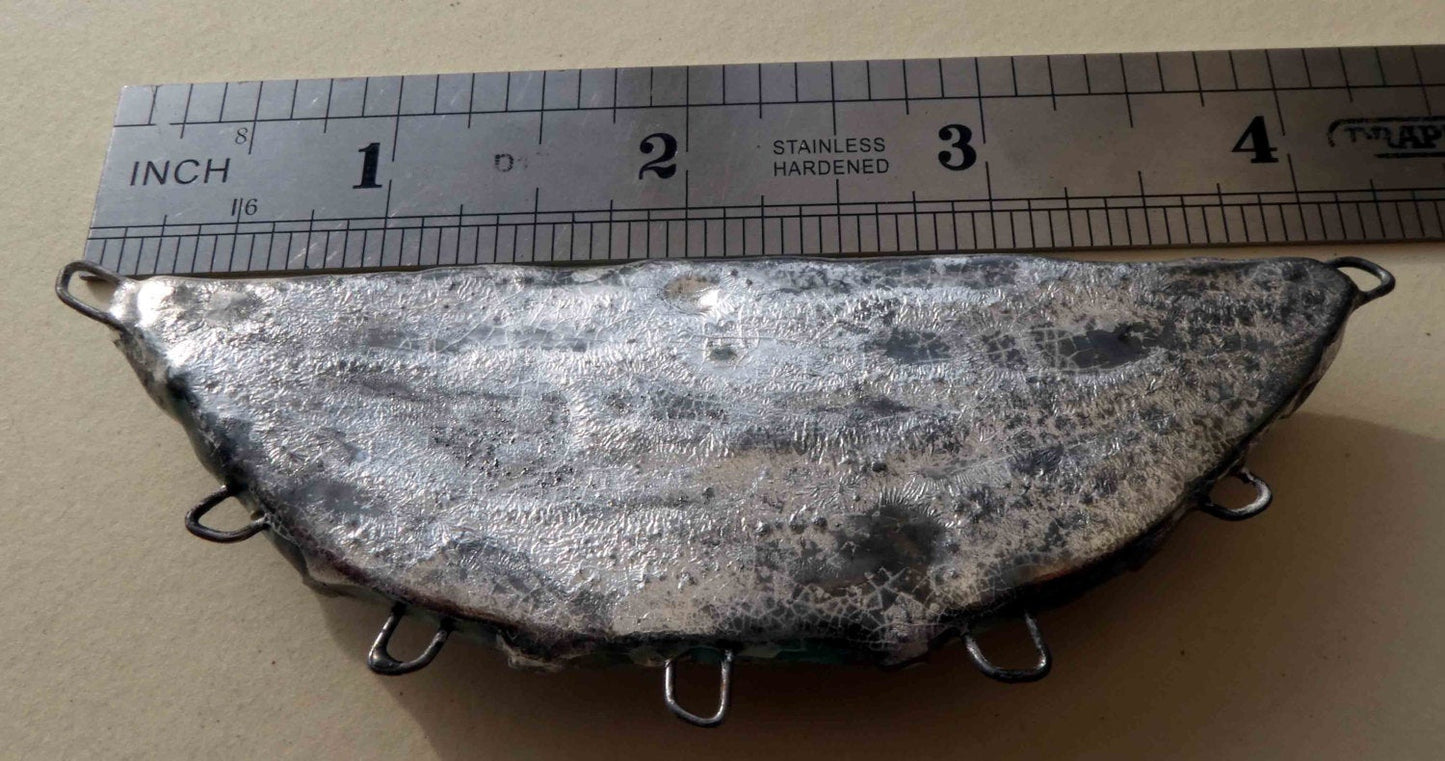 Afghan Inspired Jewelled Ceramic Necklace Connector