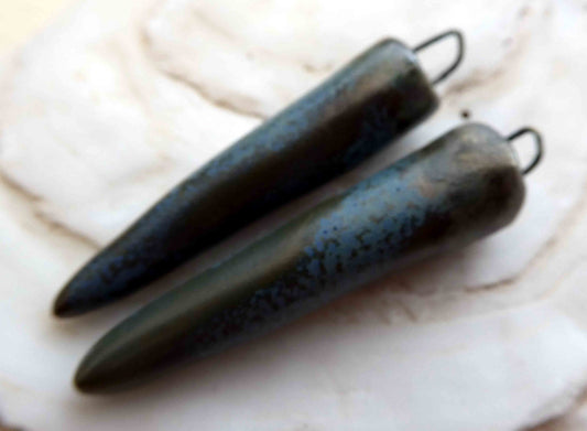 Ceramic Spikes Earring Charms -California