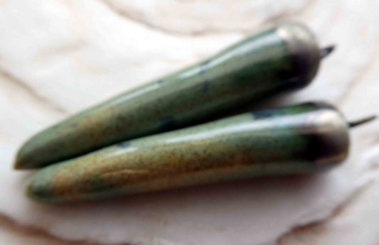 Ceramic Spikes Earring Charms - Provence