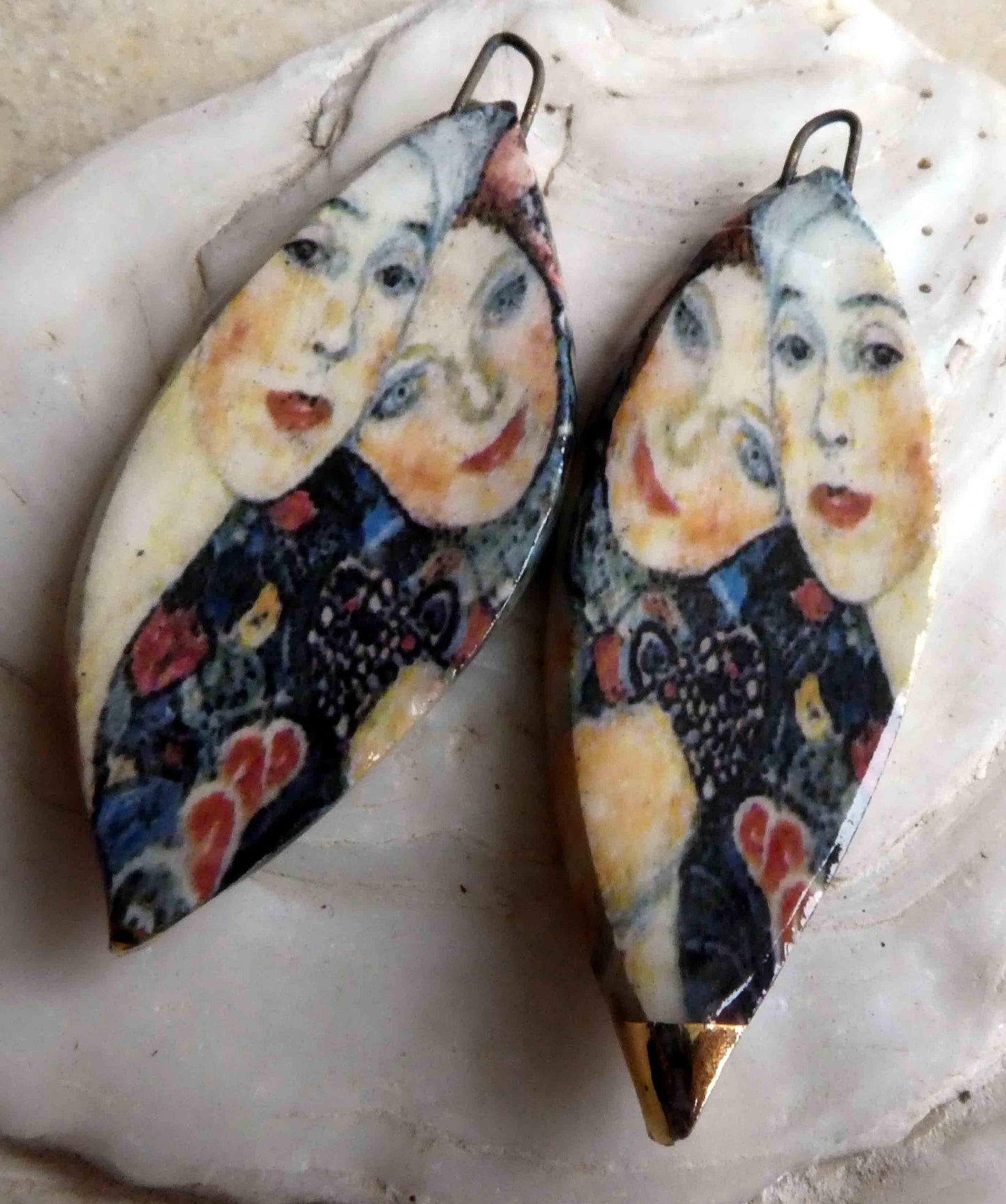 Ceramic Klimt Drops#23