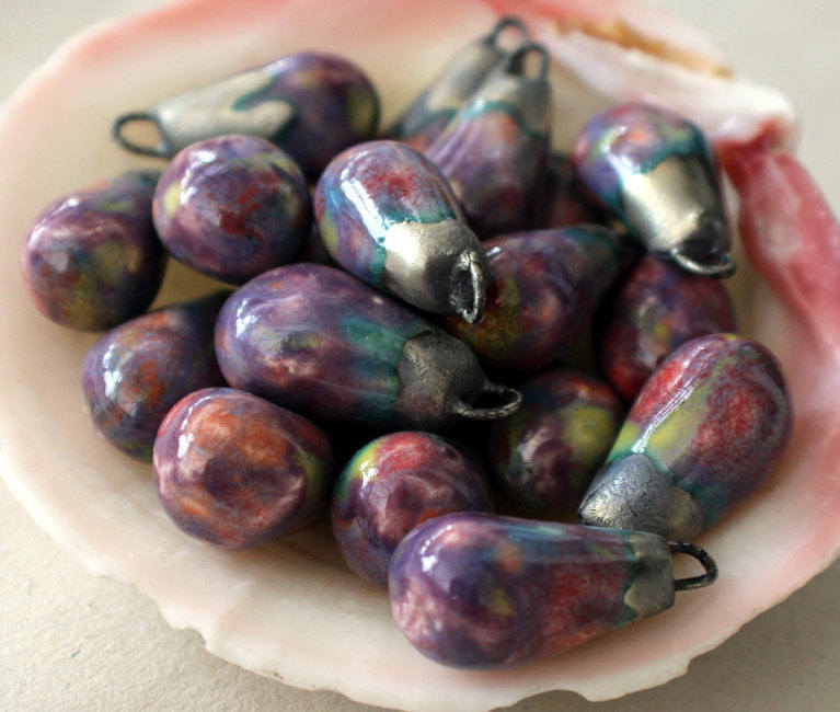 Bronzy Droplets Floral Fantasy