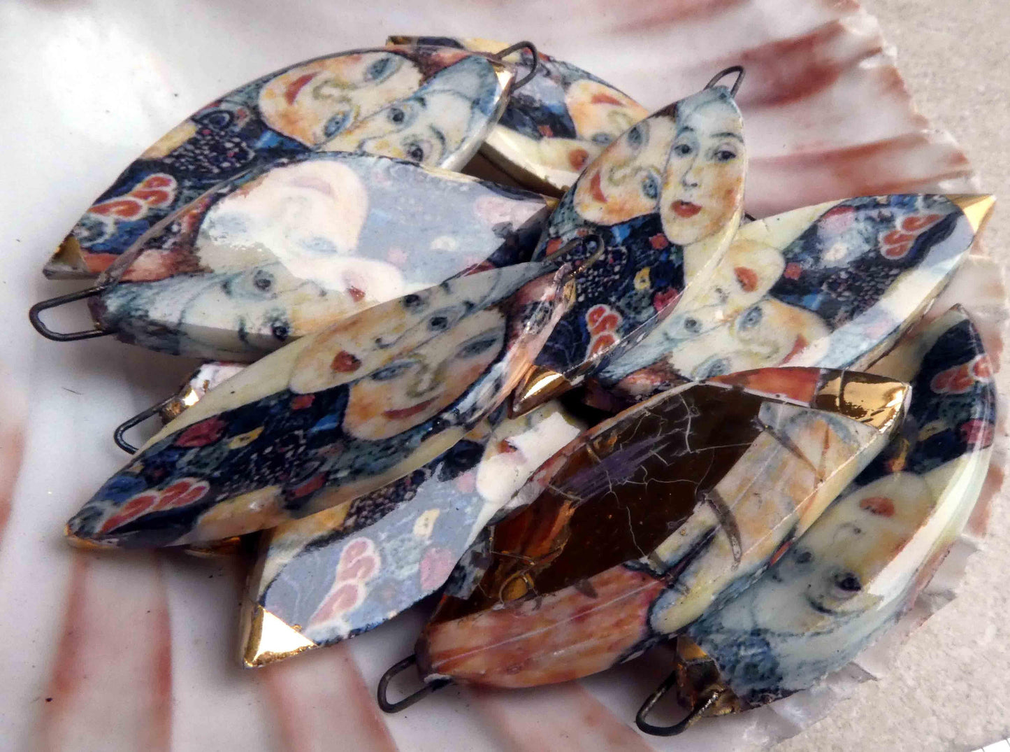 Ceramic Klimt Drops#23