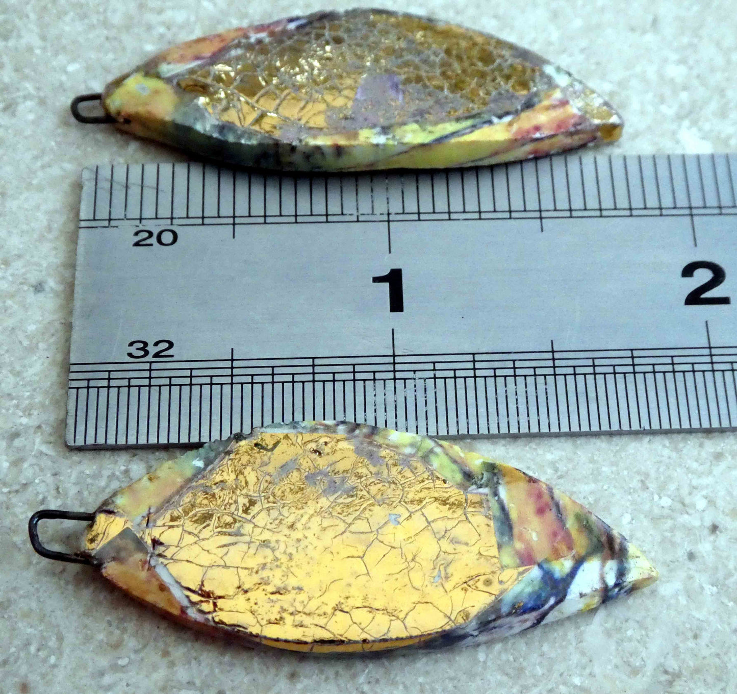 Ceramic Decal Marc Chagall Earring Charms #1