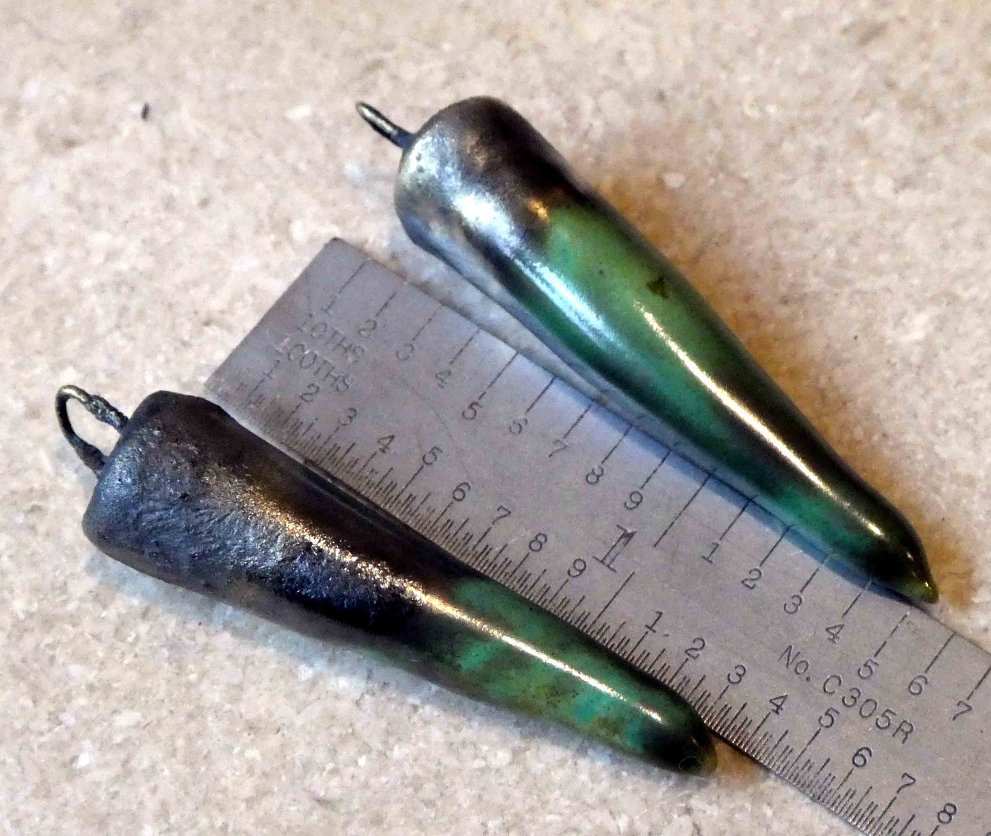 Ceramic Spikes Earring Charms - Supernova