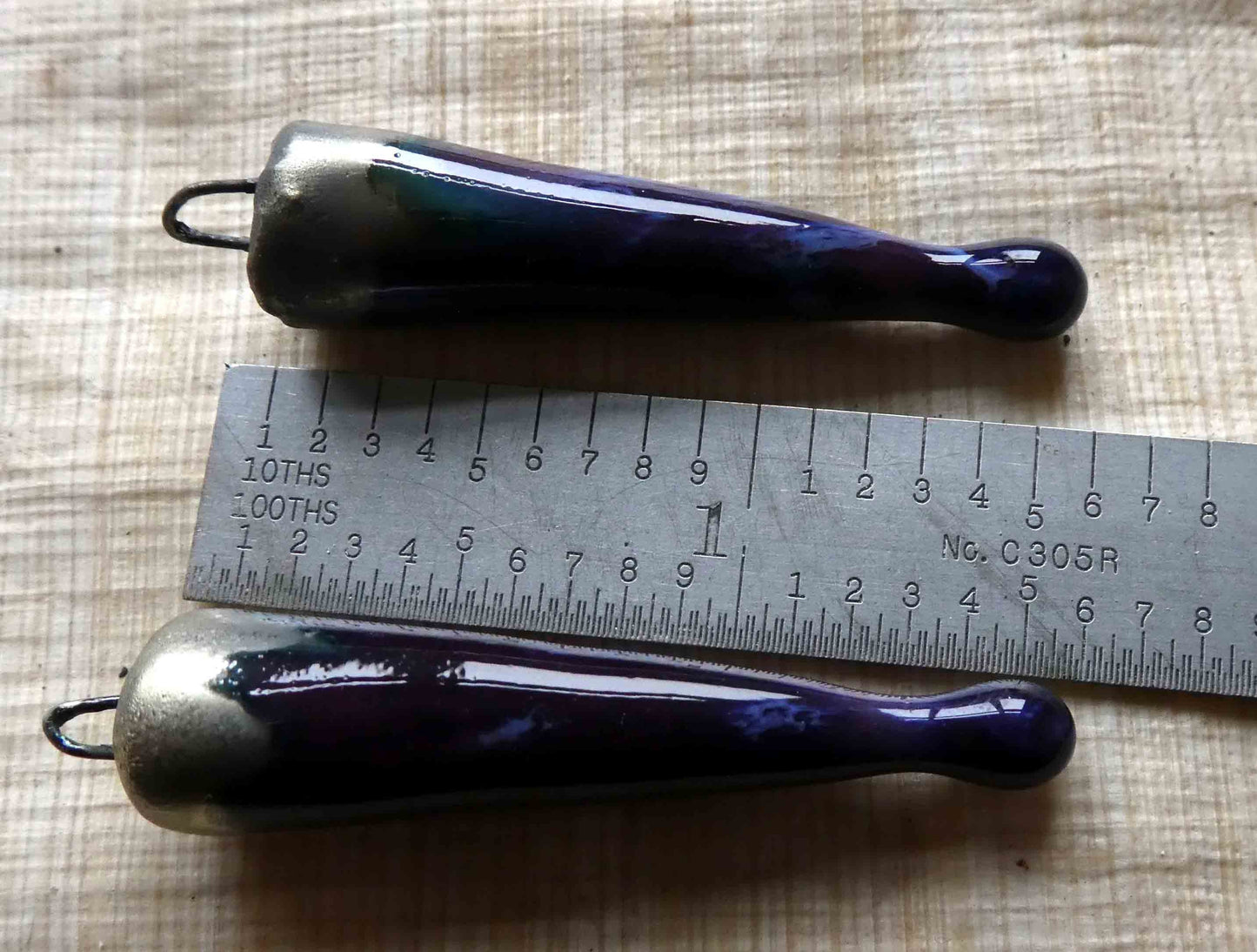 Ceramic Spikes Earring Charms - Royal Fantasy