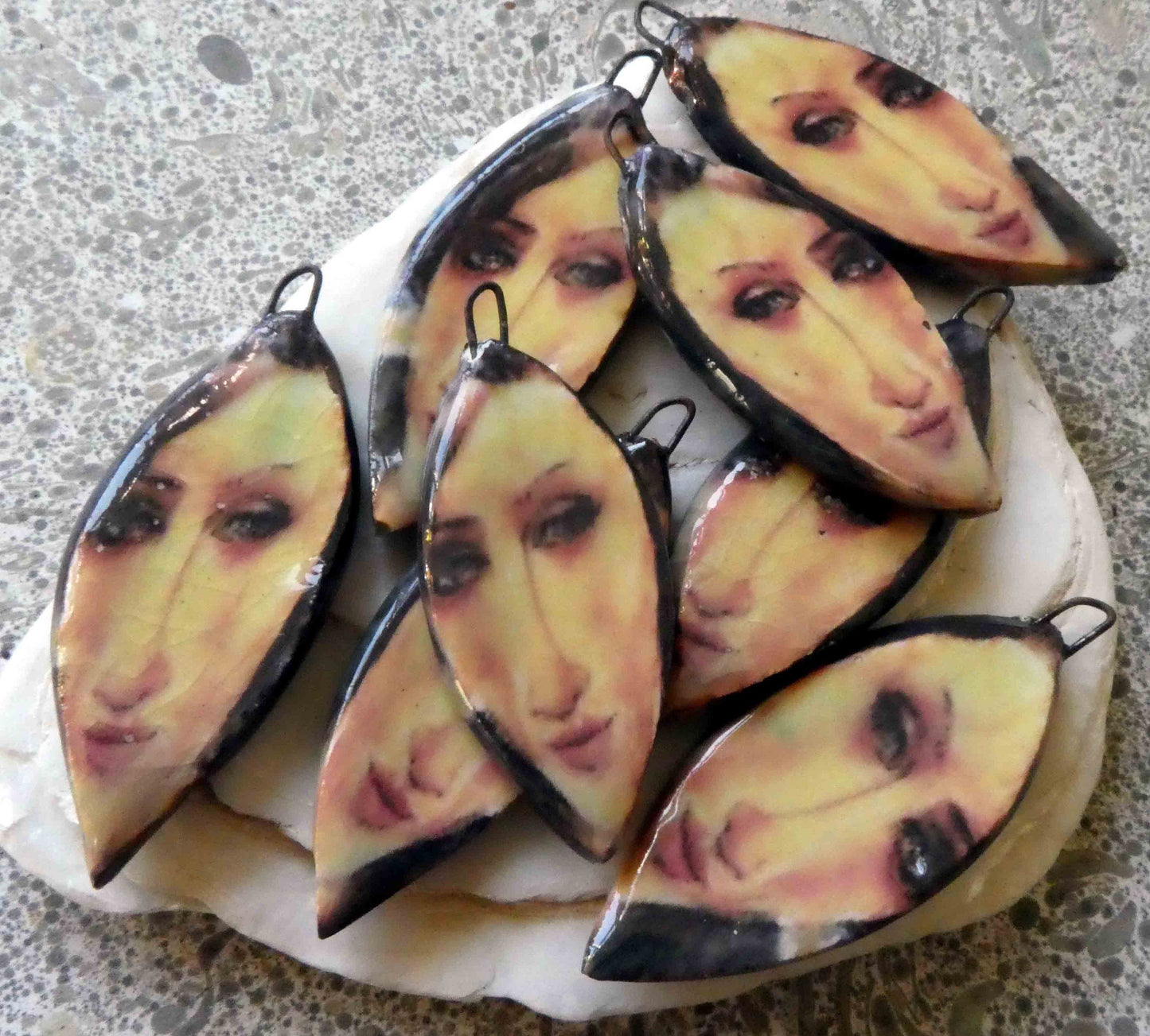 Ceramic Modigliani Drops #12