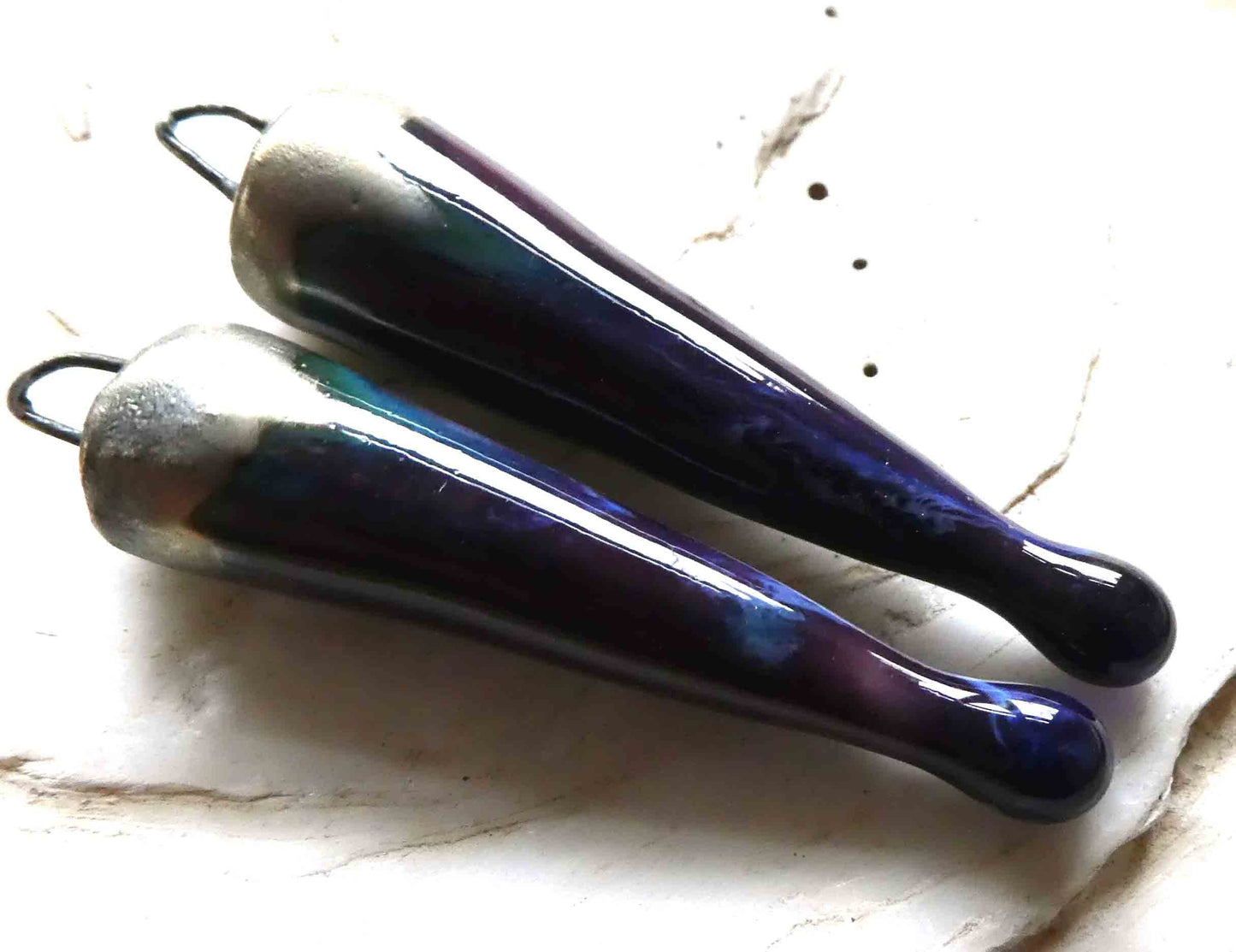 Ceramic Spikes Earring Charms - Royal Fantasy