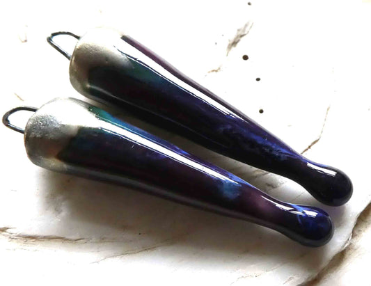 Ceramic Spikes Earring Charms - Royal Fantasy