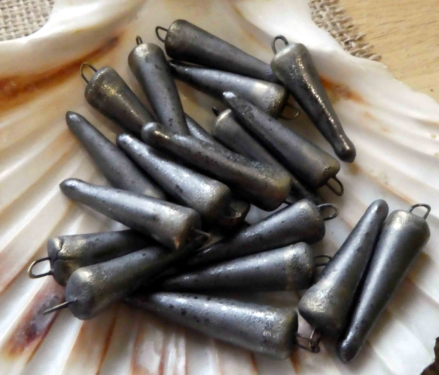 Ceramic Spikes Earring Charms - Chimera