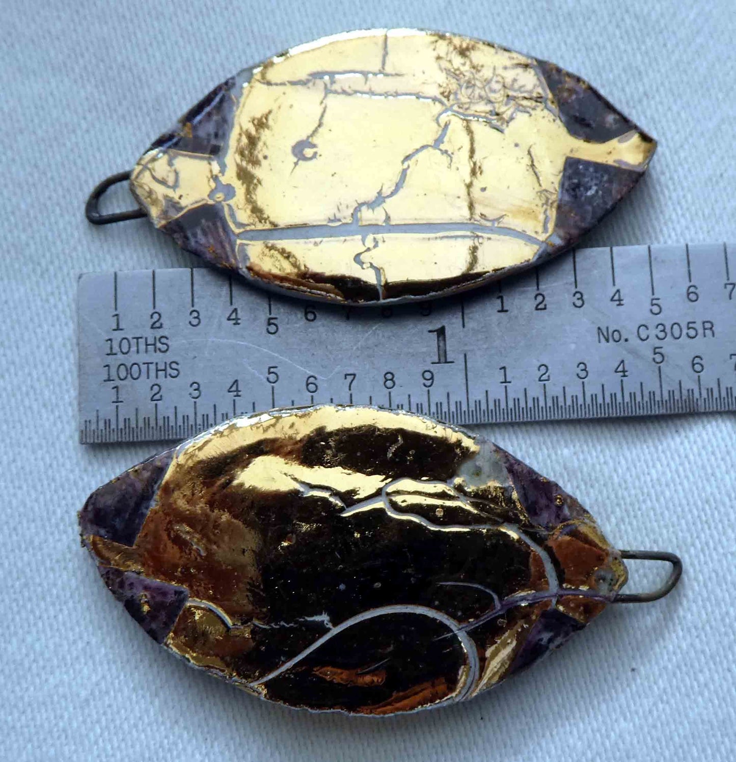 Ceramic Decal Rackham Earring Charms#3