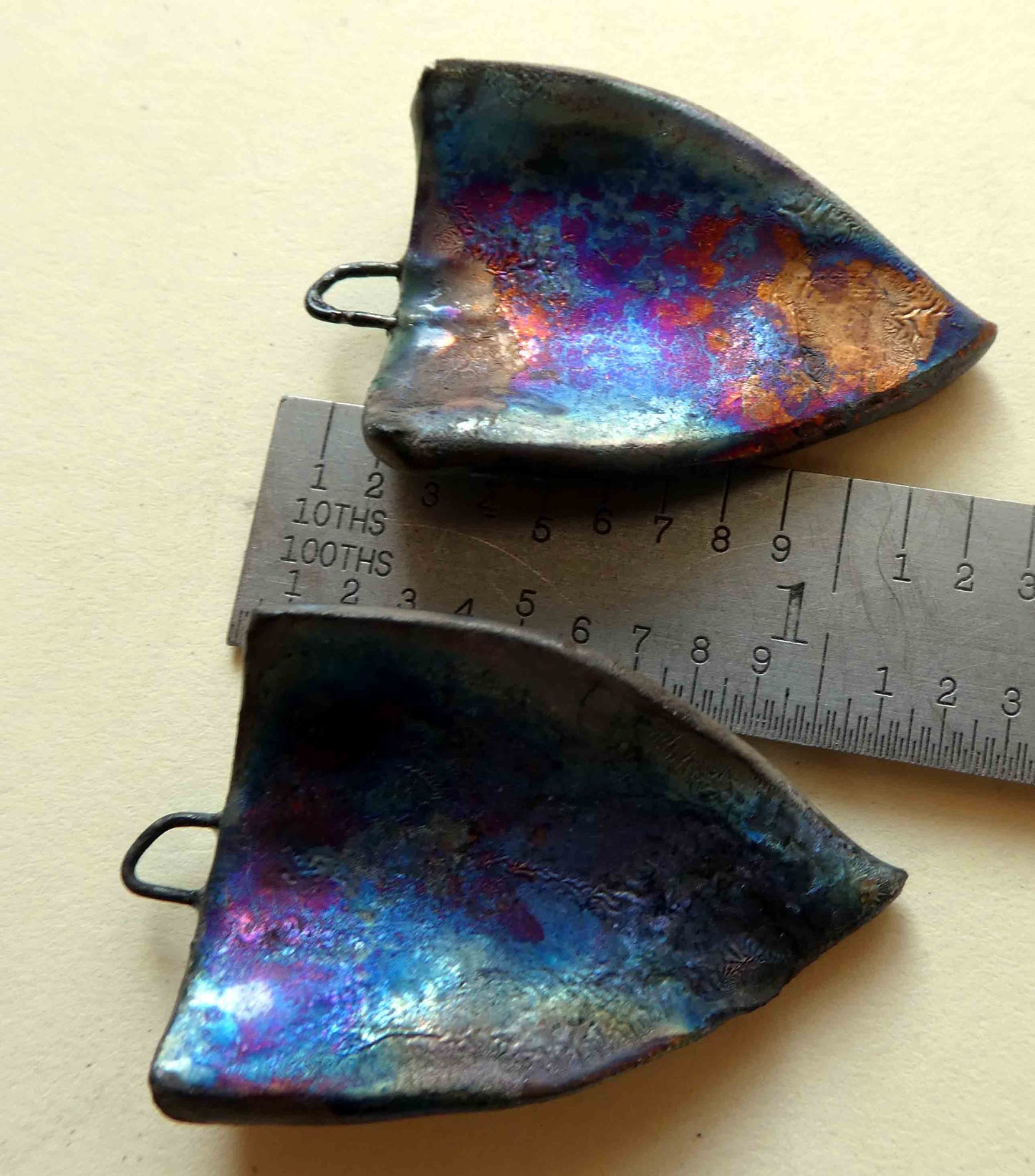 Ceramic Decal African Shield Earring Charms #6