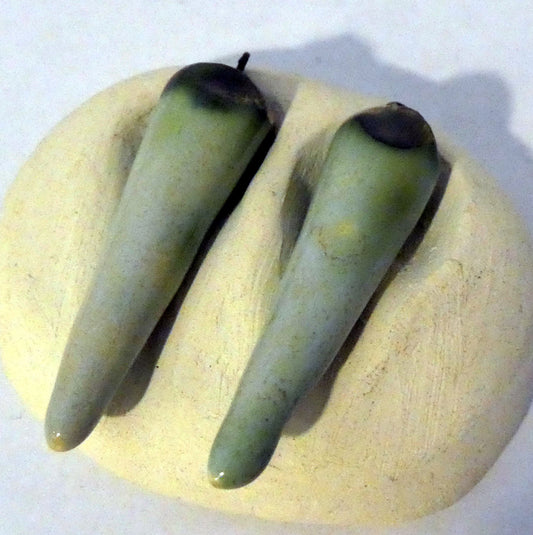 Ceramic Spikes  Earring Charms -Spring Rain