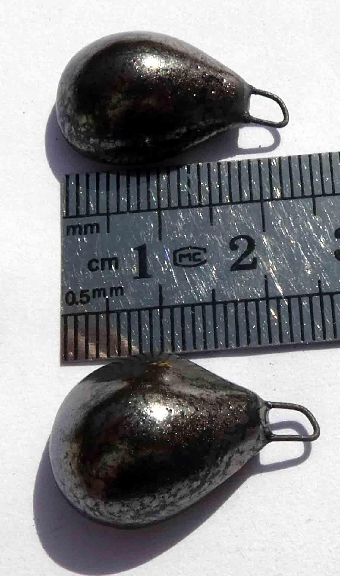 Ceramic Silvery Chamber Earring Charms- Oriental Blue