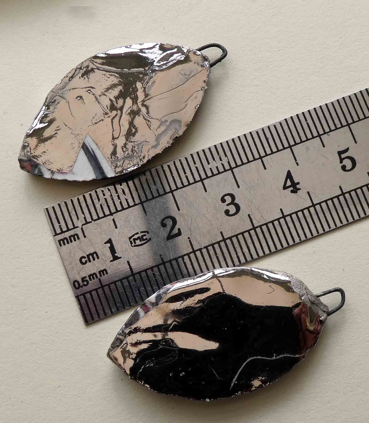 Ceramic Decal Earring Charms -Edgar Allan Poe