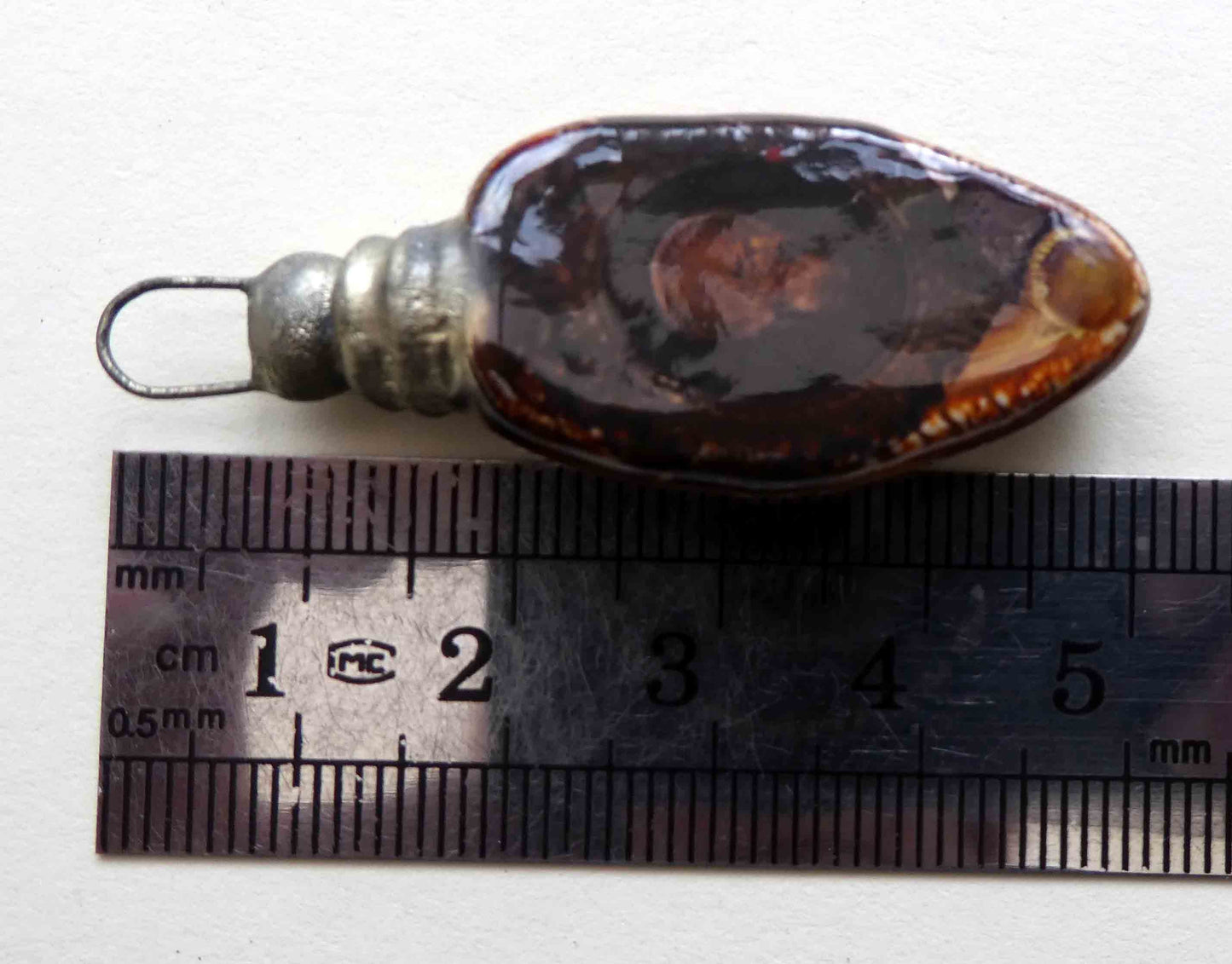 Ceramic Poison Bottle Mini Pendant #1