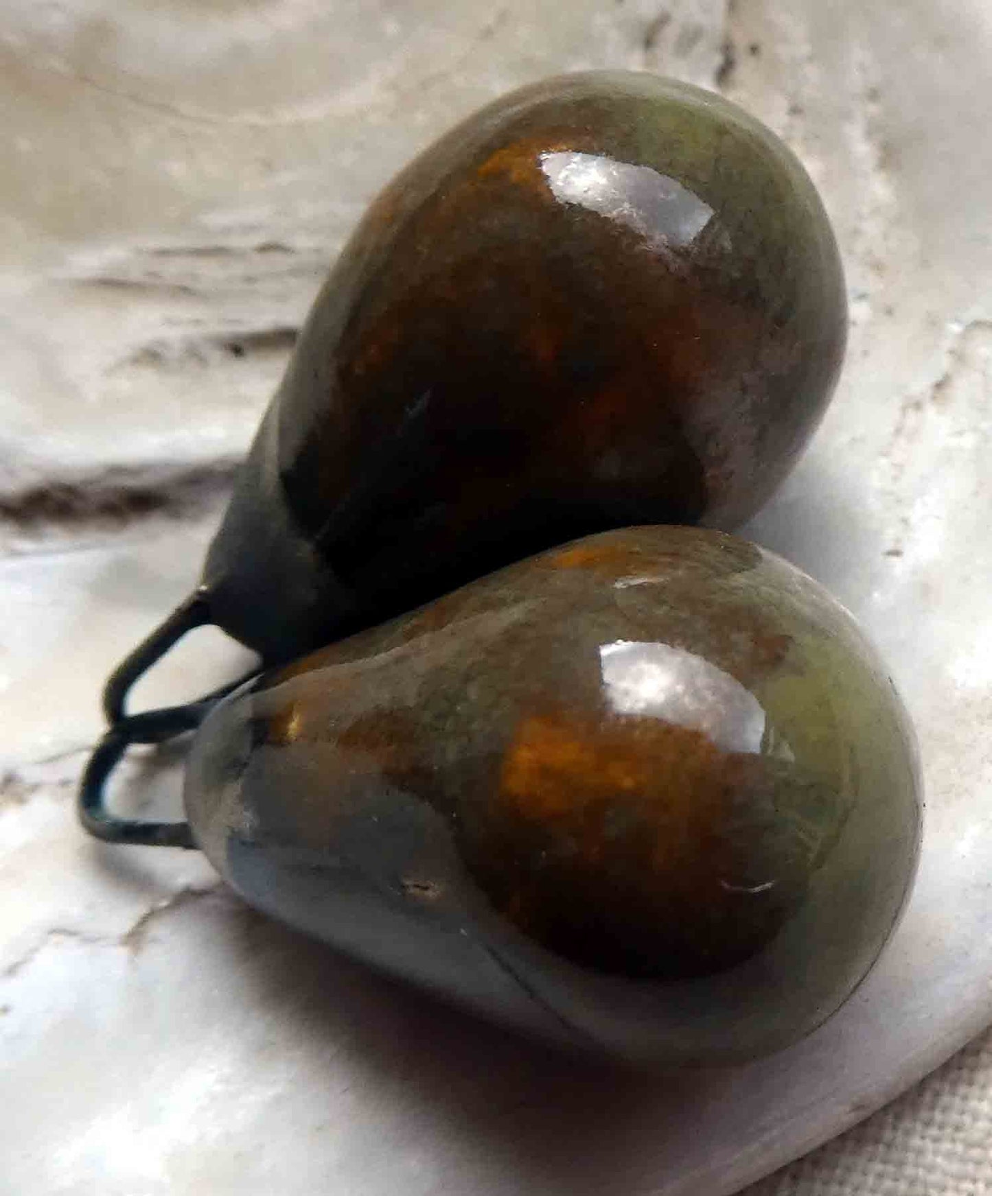 Ceramic Drops Earring Charms - Spring Mist