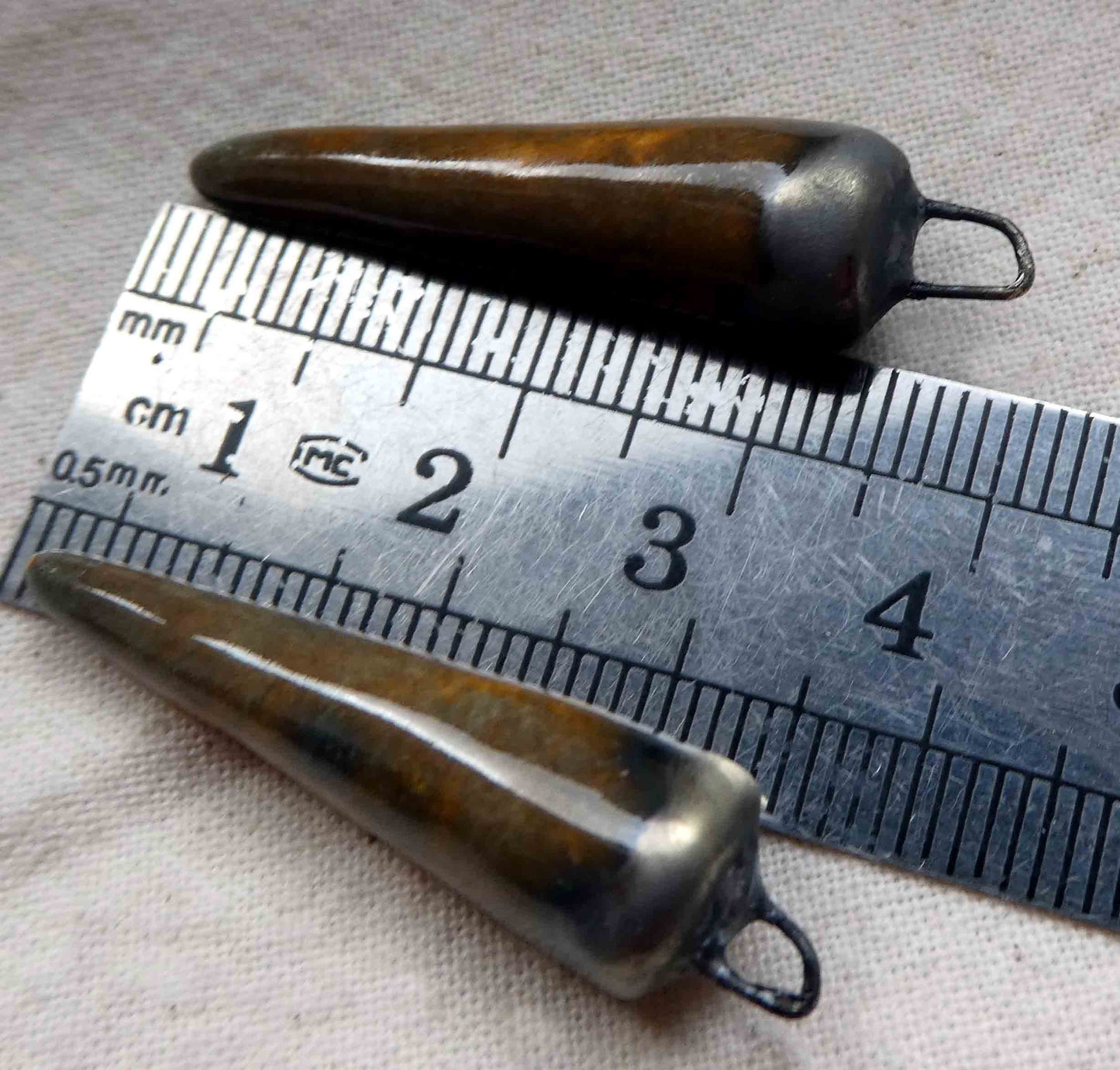 Ceramic Spikes Earring Charms -Spring Mist