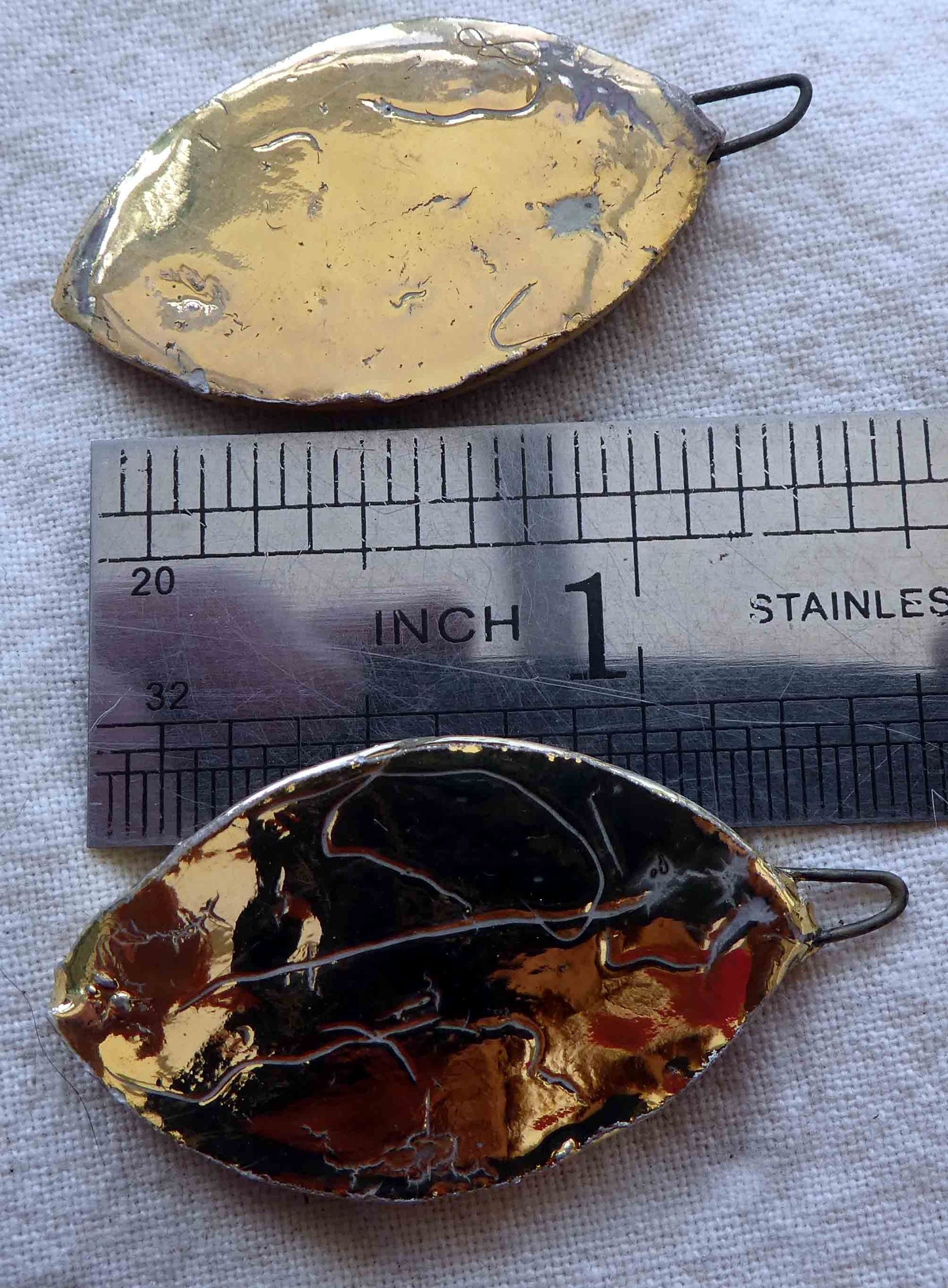 Ceramic Decal Mucha Earring Droppers #12