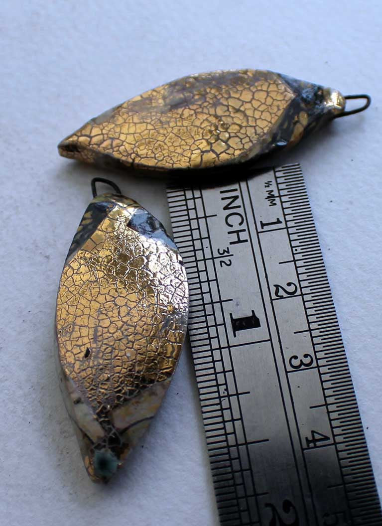 Ceramic Leyendecker Decal Earring Charms