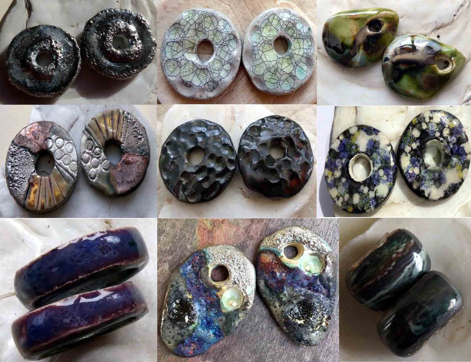 Hoops, Discs and Beads