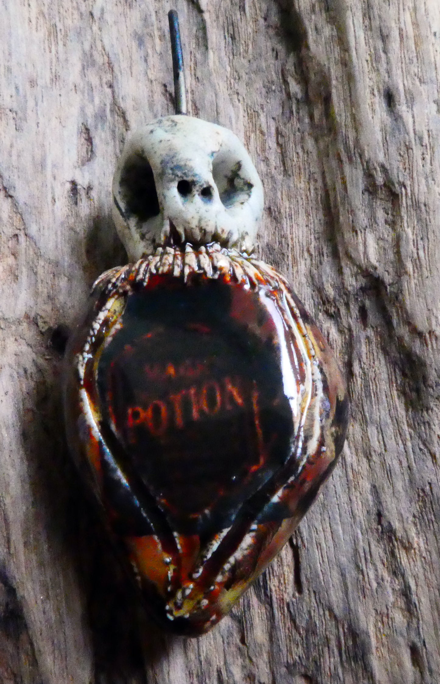 Ceramic Poison Bottle Mini Pendant #6