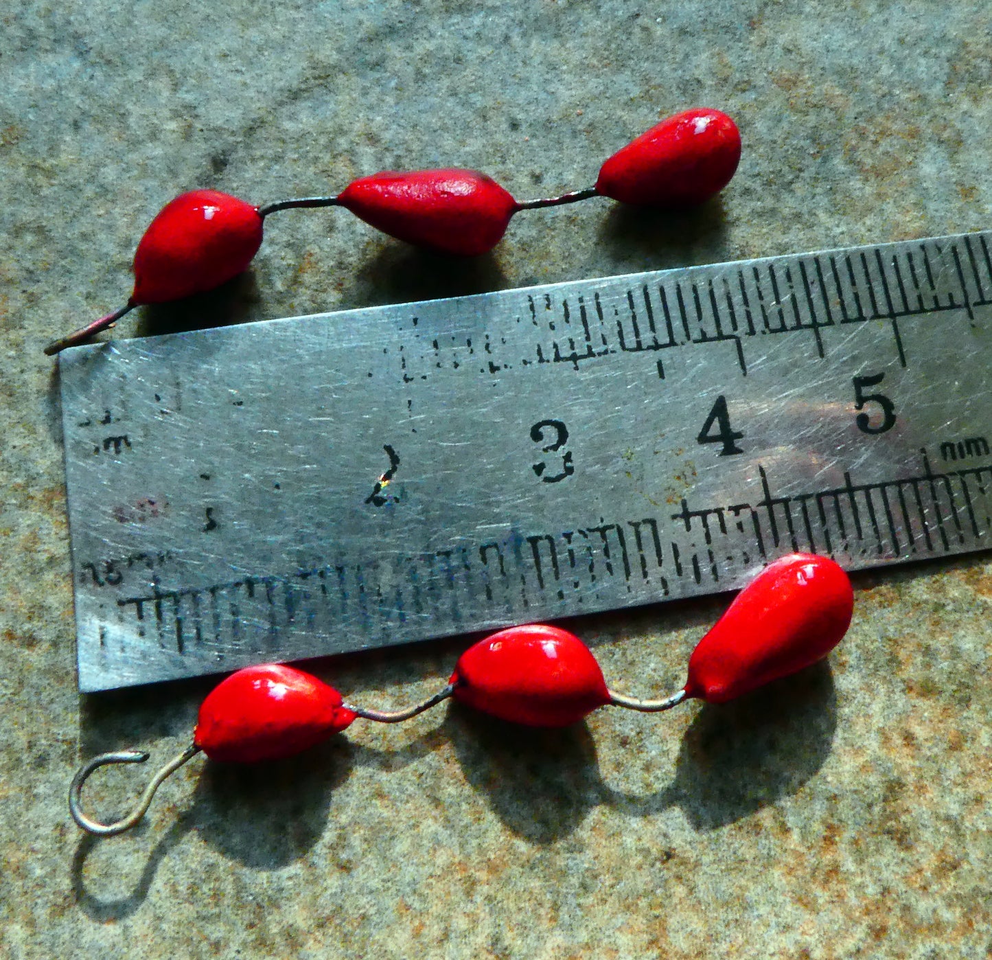 Ceramic Dripping Blood Drops Earring Charms