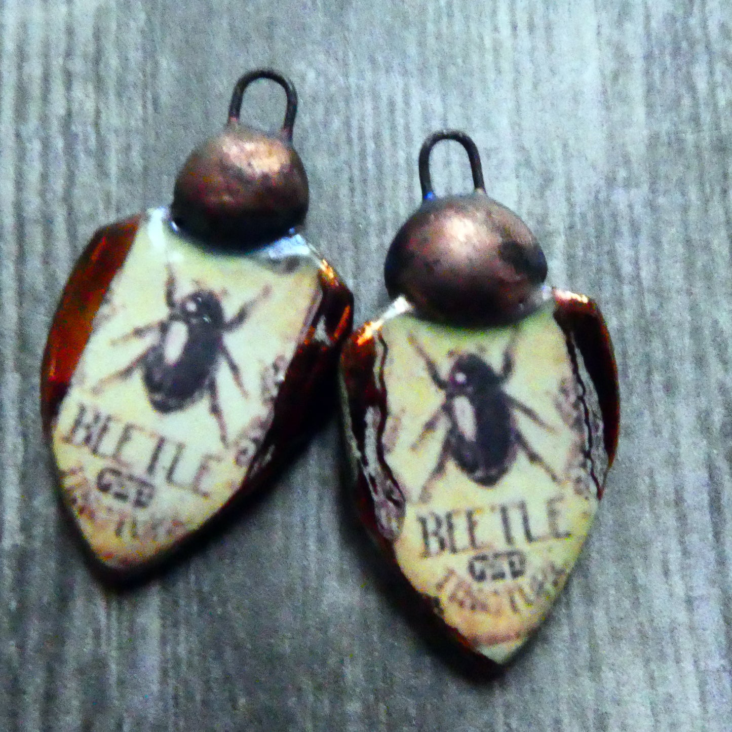 Ceramic Poison Bottle Earring Charms #6