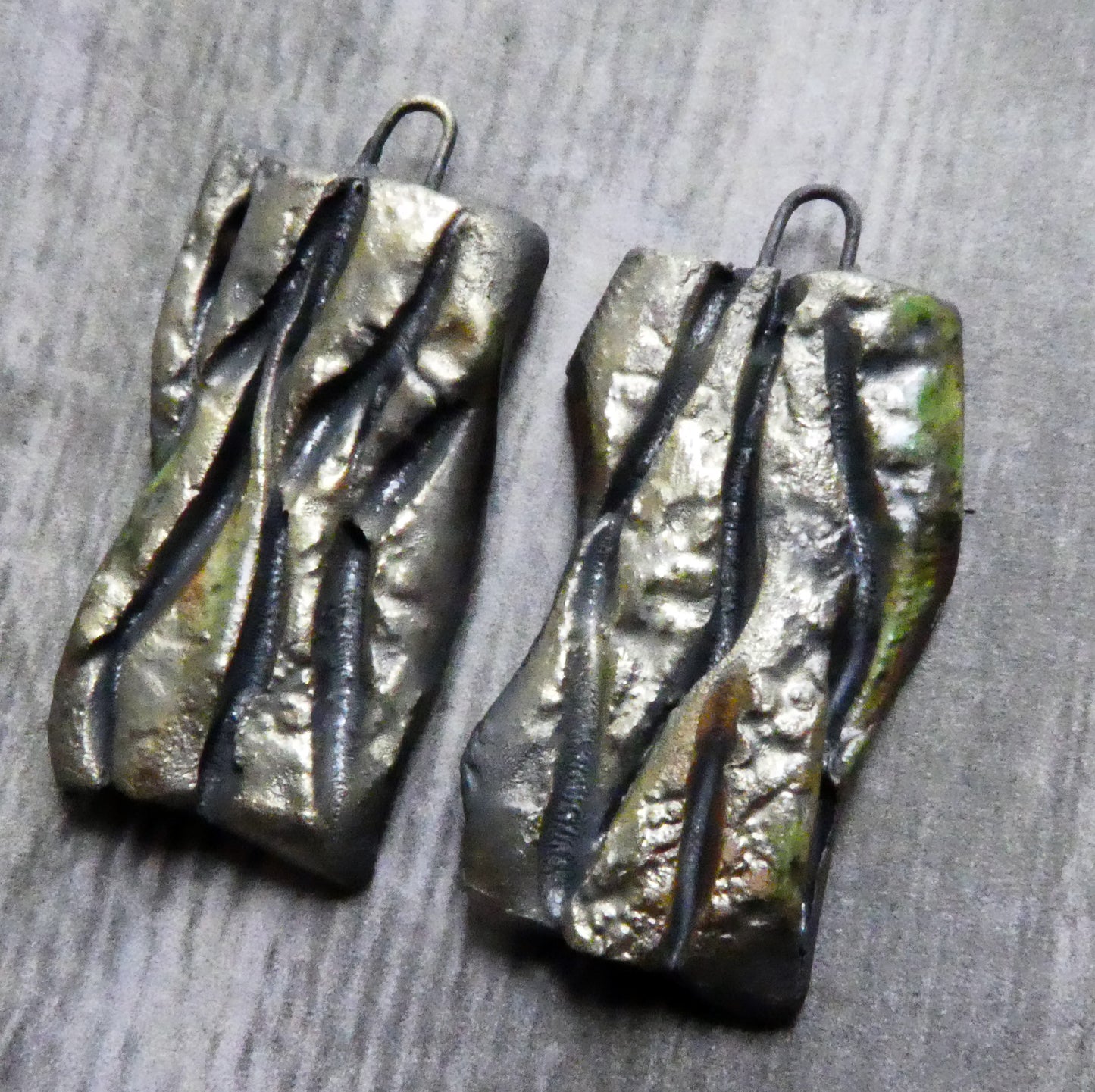 Ceramic Slate Wall Earring Charms