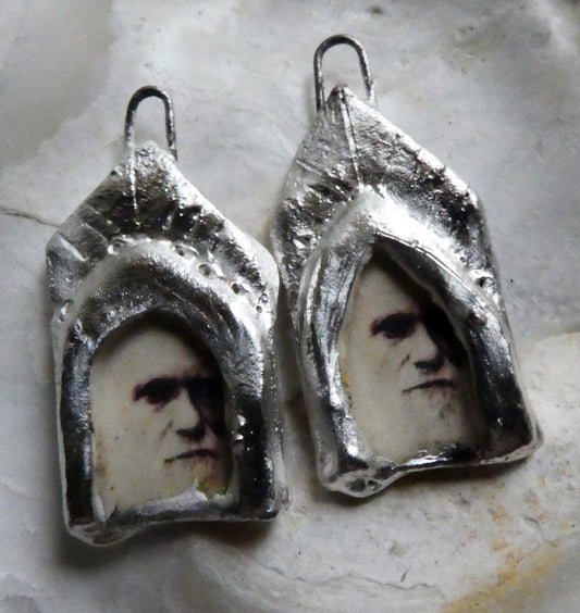Ceramic Darwin's House Earring Charms