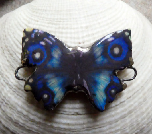 Ceramic Decal Butterfly Bracelet Bar - #5