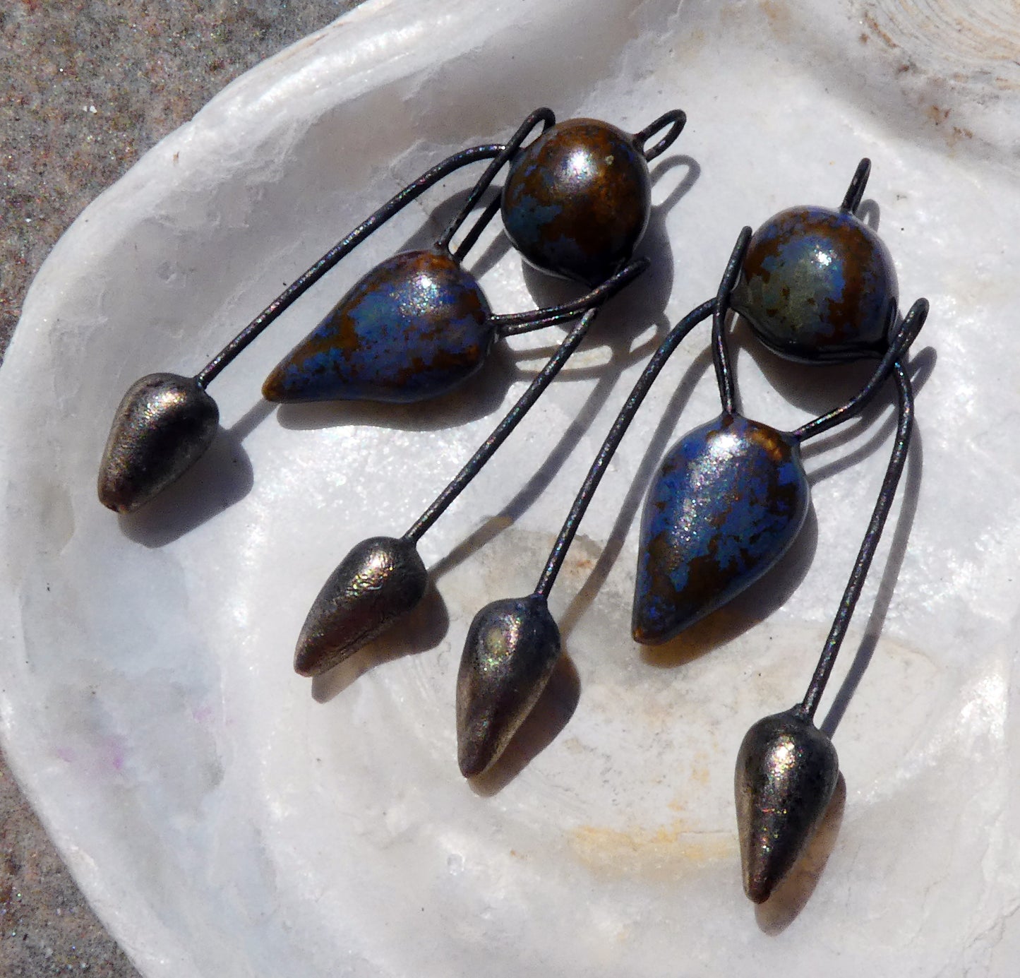 Ceramic Spiky Dangles - Idaho