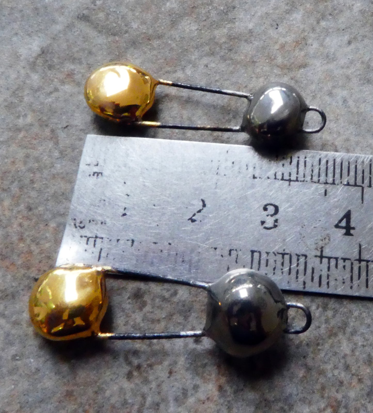 Ceramic Disc Sling Charms -Platinum and Gold