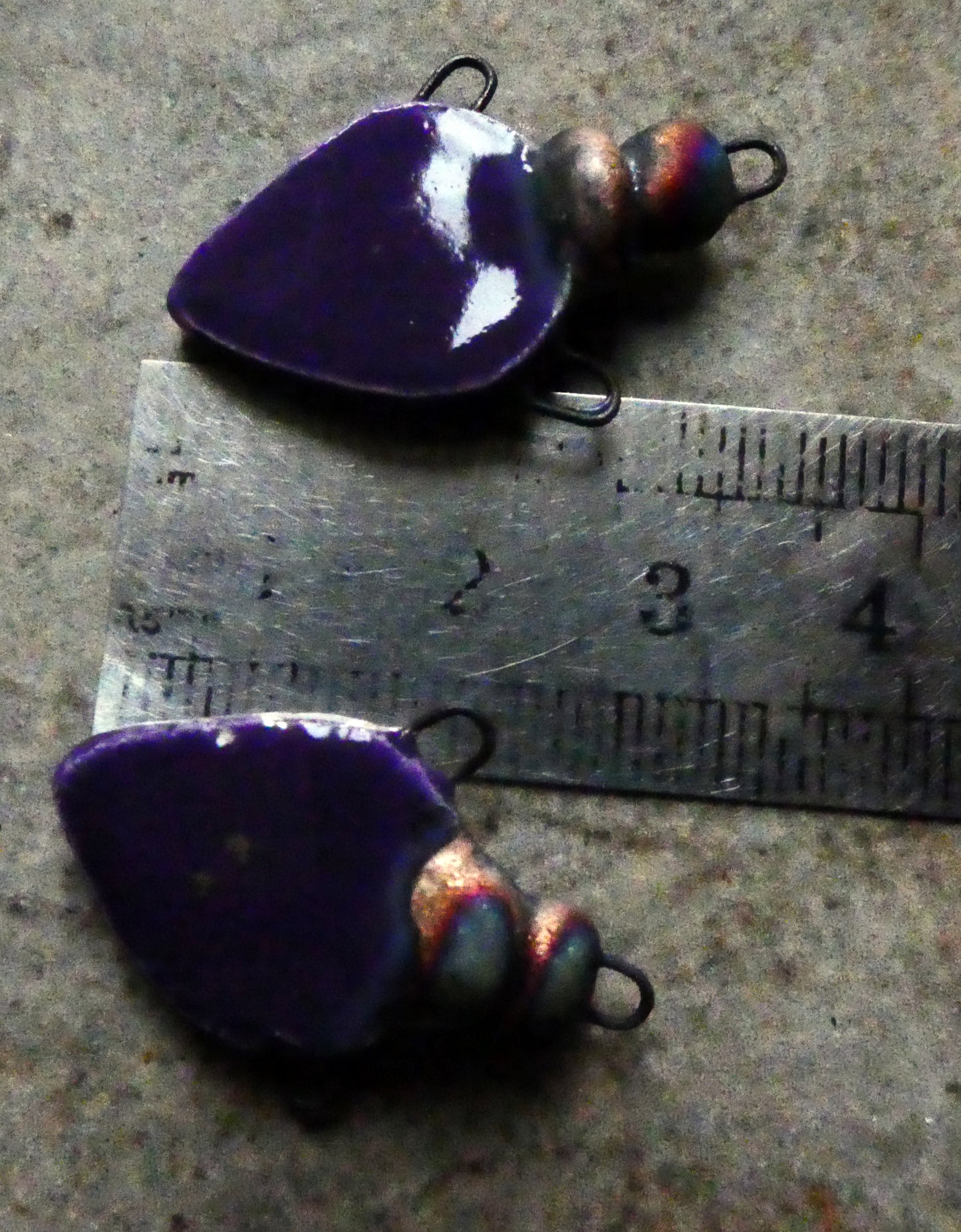 Ceramic Poison Bottle Earring Connectors #4