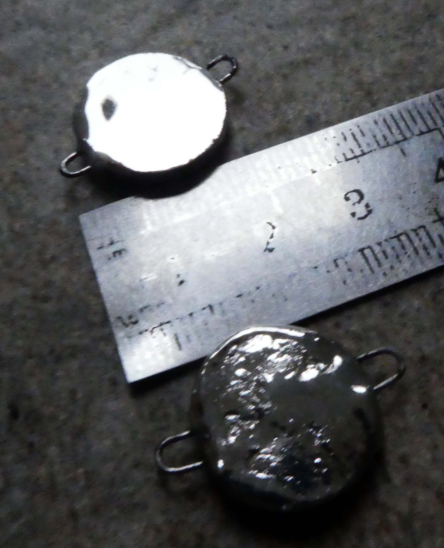 Ceramic Snowflake Earring Connectors-Platinum