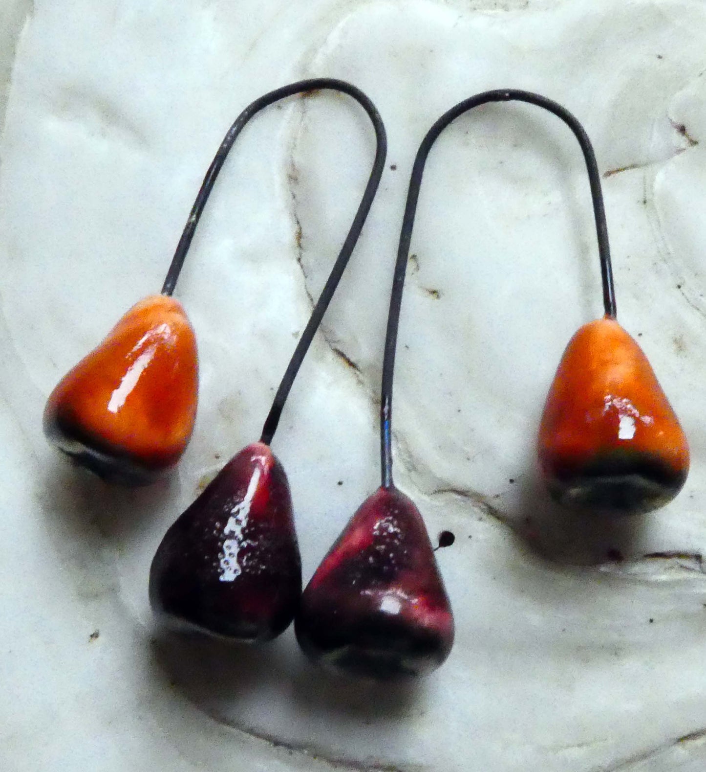 Ceramic Autumn Berries Dangles