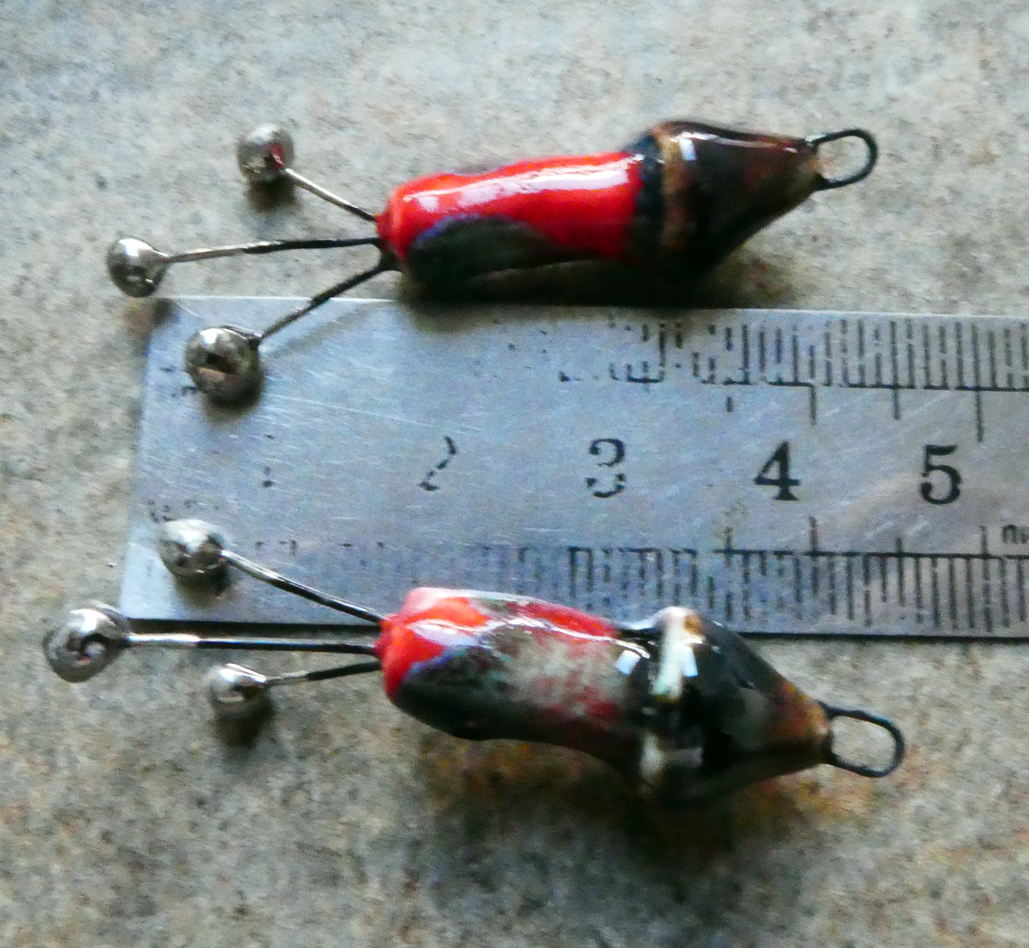 Ceramic Rocket Dangles - Ladybird