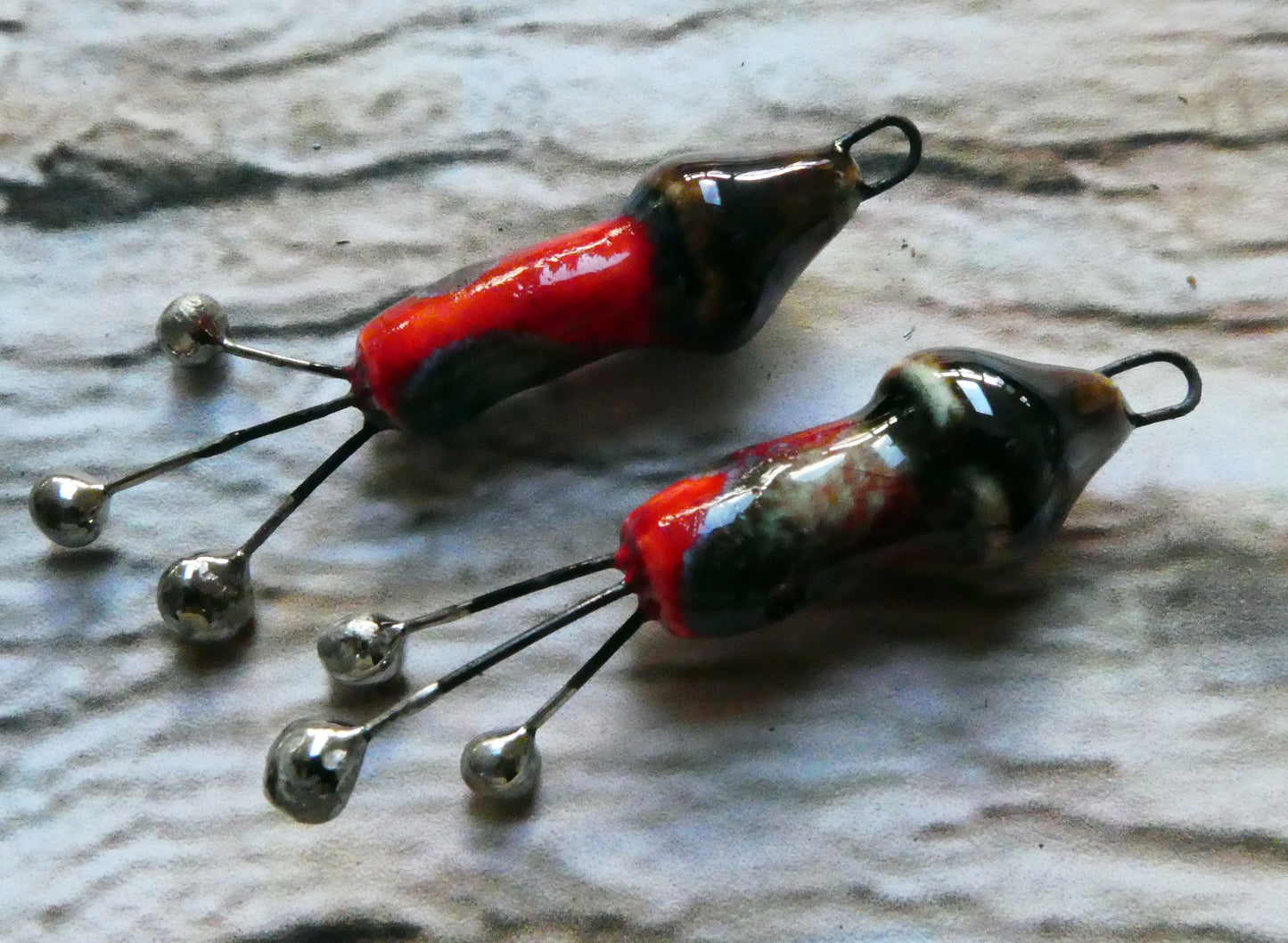 Ceramic Rocket Dangles - Ladybird