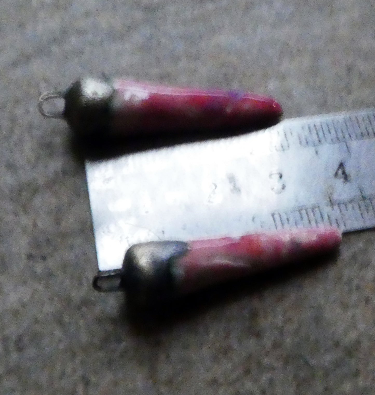 Ceramic Spikes Earring Charms - Oriental Princess