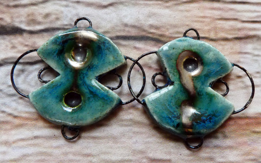 Ceramic Six Hoop Connectors -Bora Bora