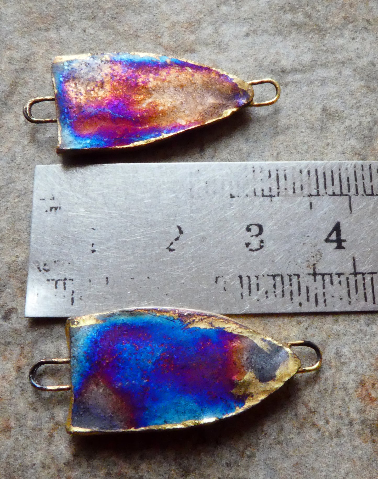 Ceramic Tiffany Arch Earring Connectors-#5