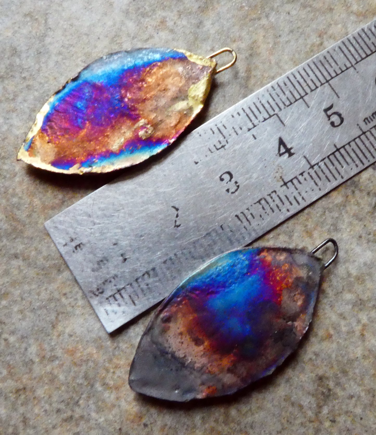 Ceramic Vin Gogh Earring Drops