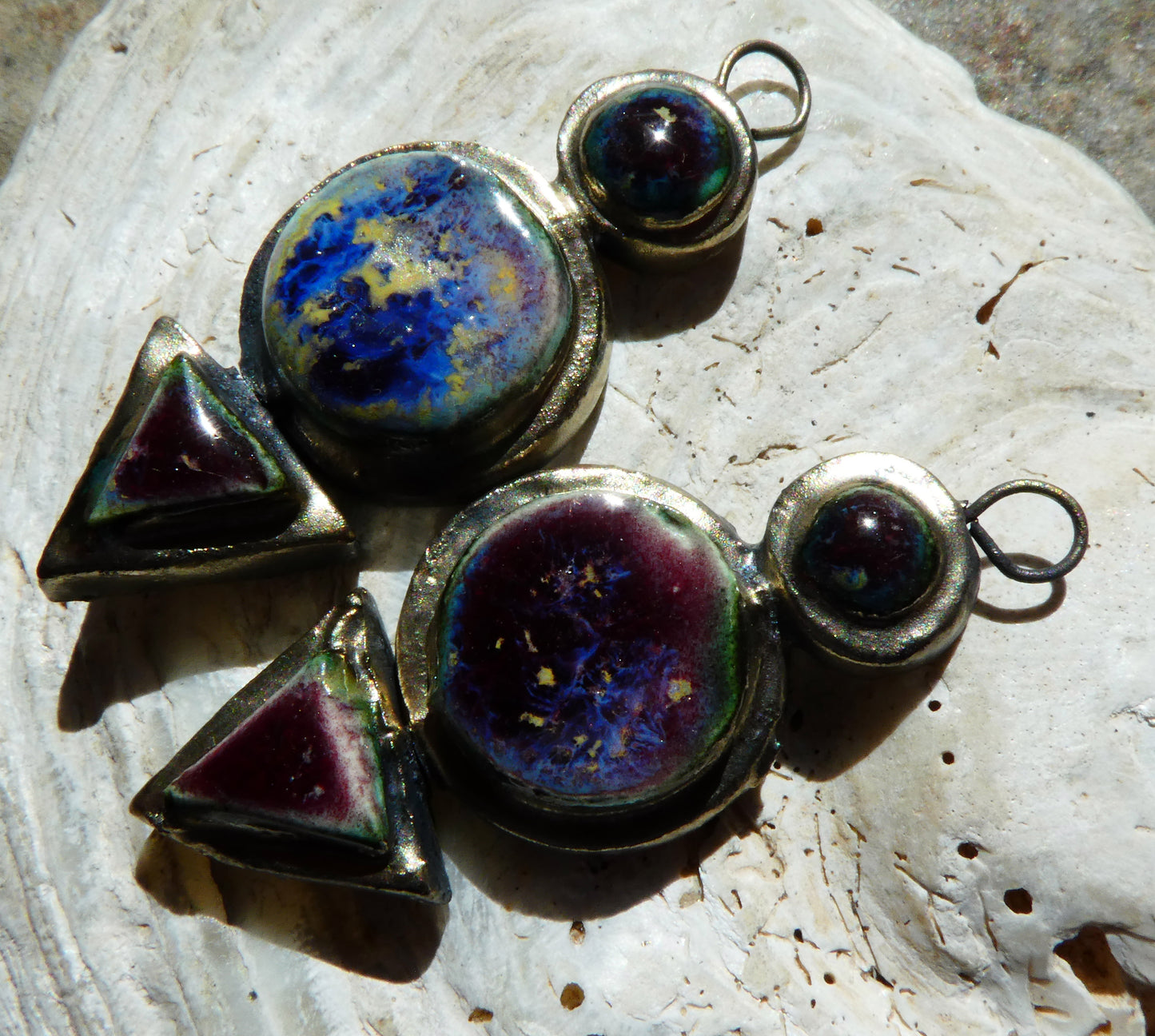 Ceramic Moulded Stack Charms -Sailors Delight