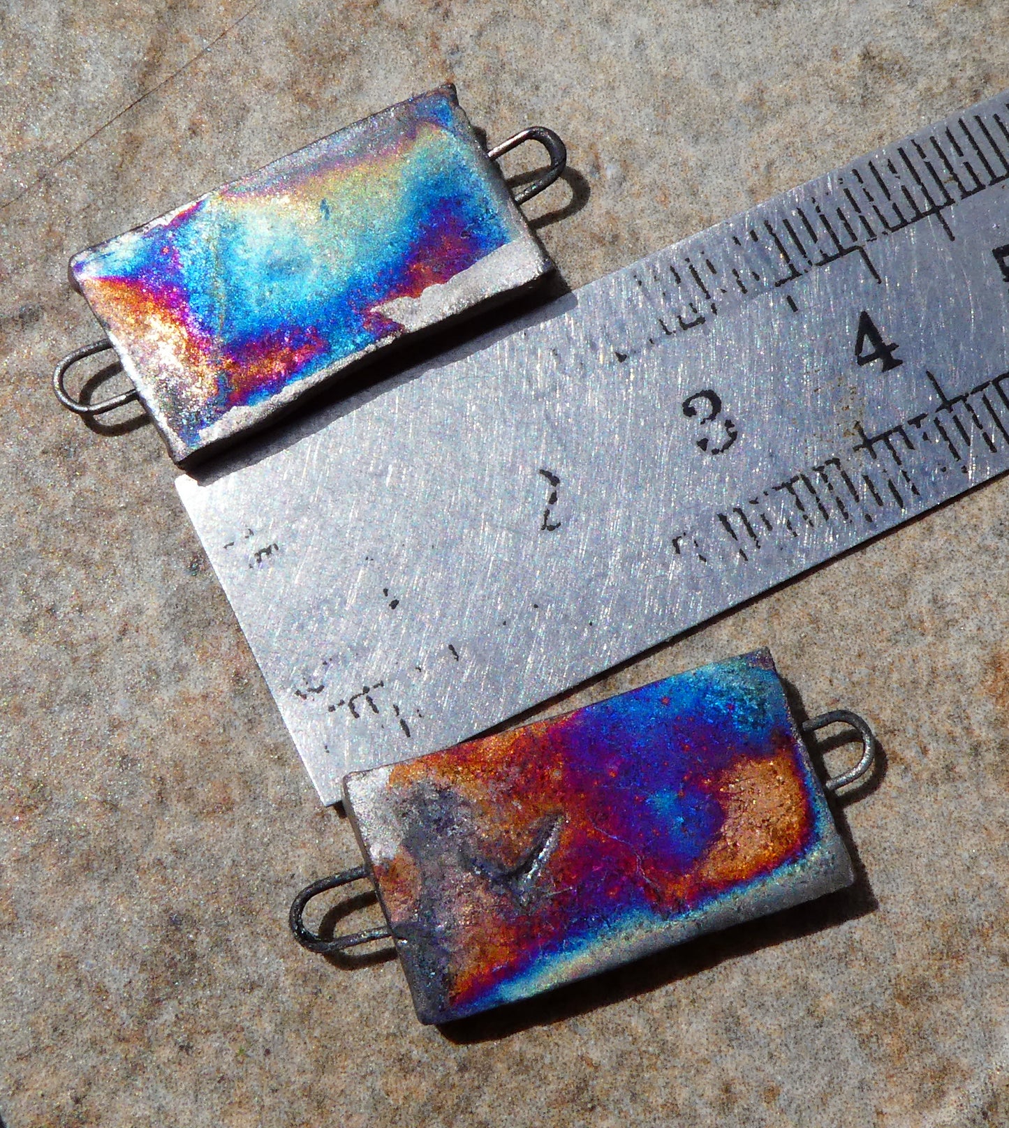 Ceramic Photographic Frida Earring Connectors - #5