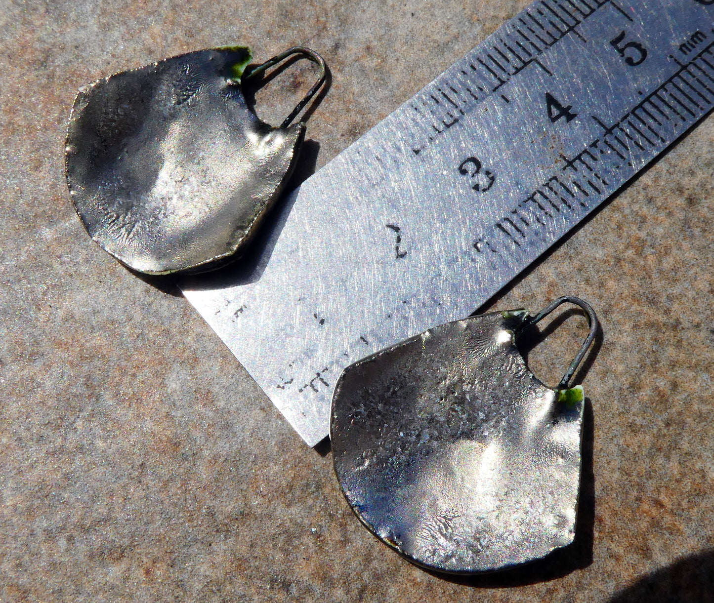 Ceramic Reed Textured Charms - Water