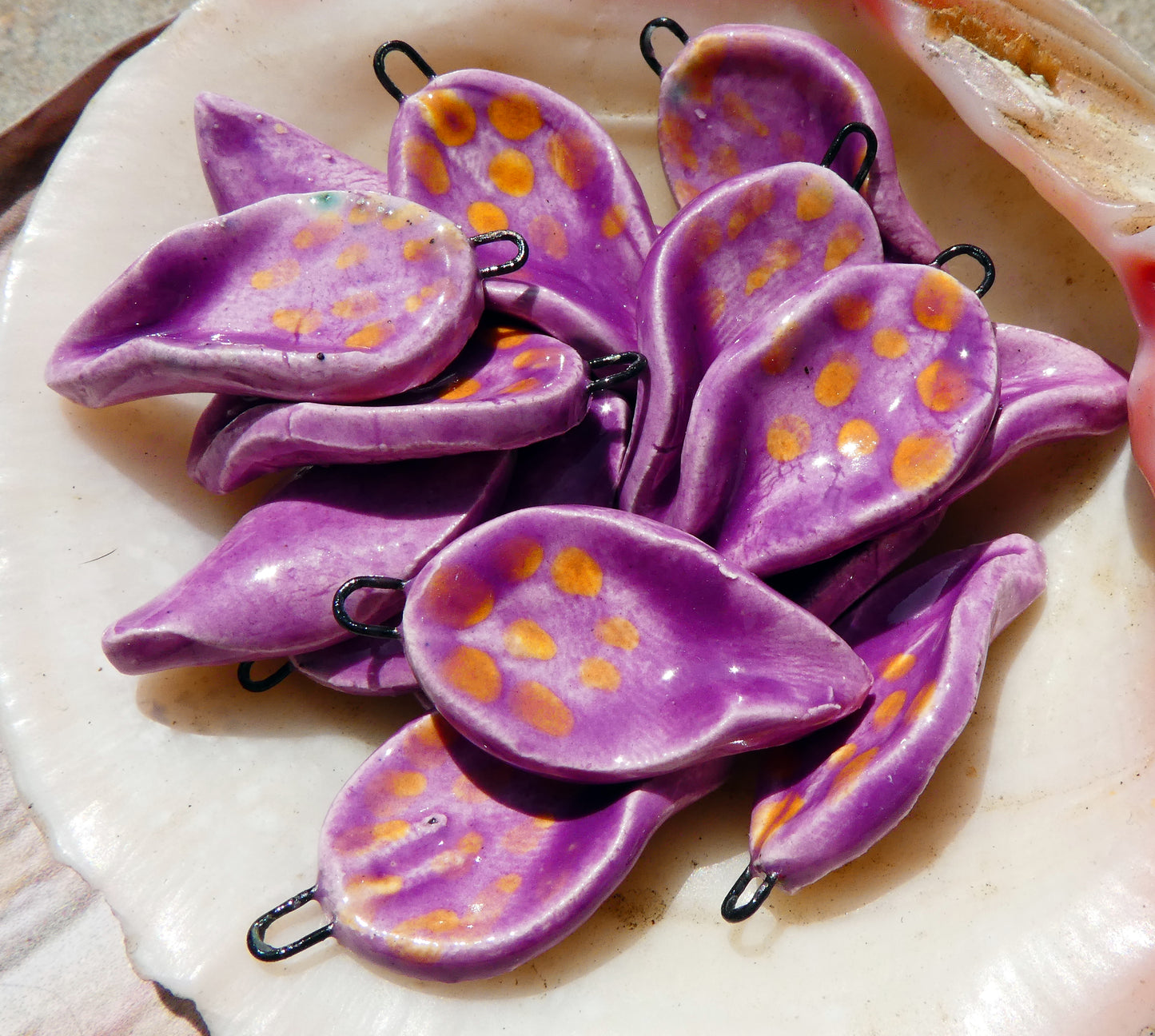 Ceramic Rhodie Earring Charms